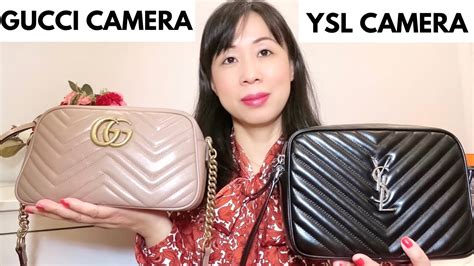 gucci marmont vs ysl|YSL camera bag vs Gucci.